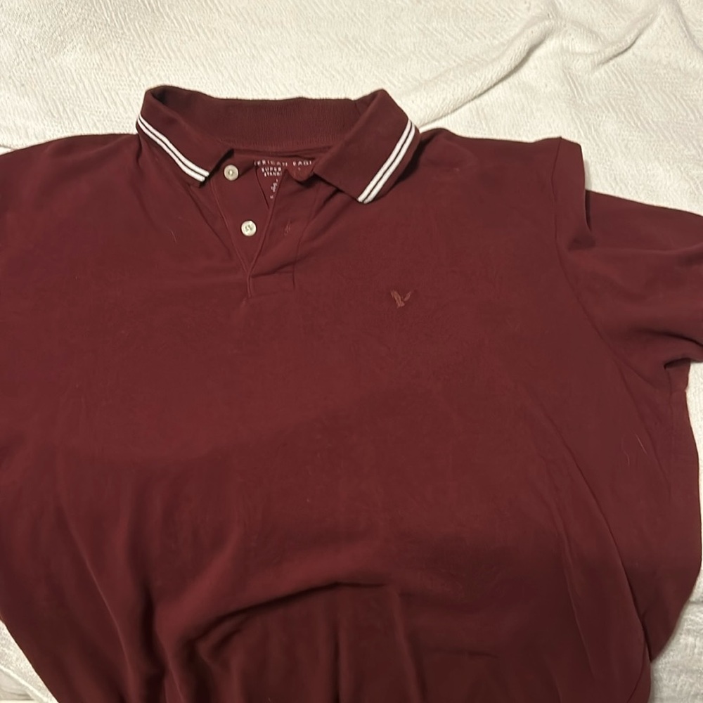 Men’s American Eagle super soft polo, size large, standard fit